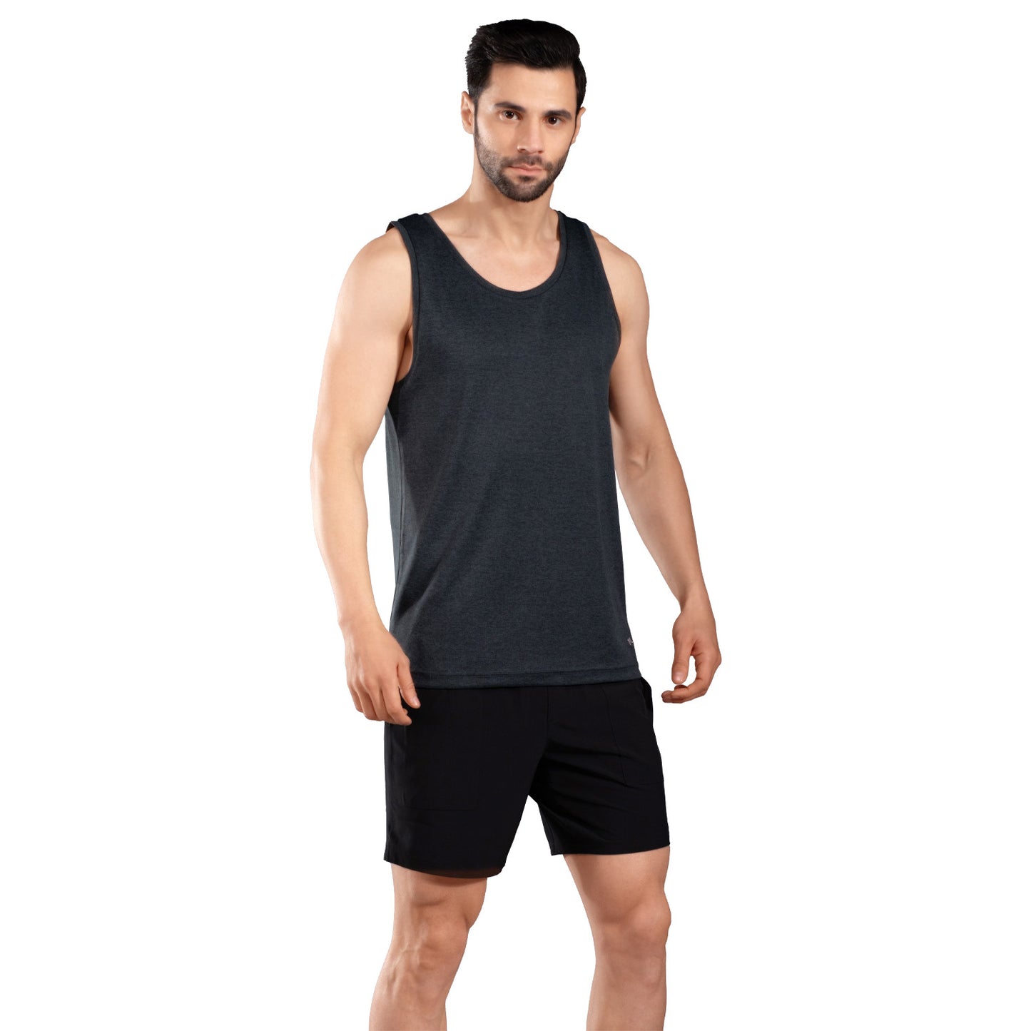 The Secret Loom Men's Gym Vest - Premium 100% Polyester Double Cool