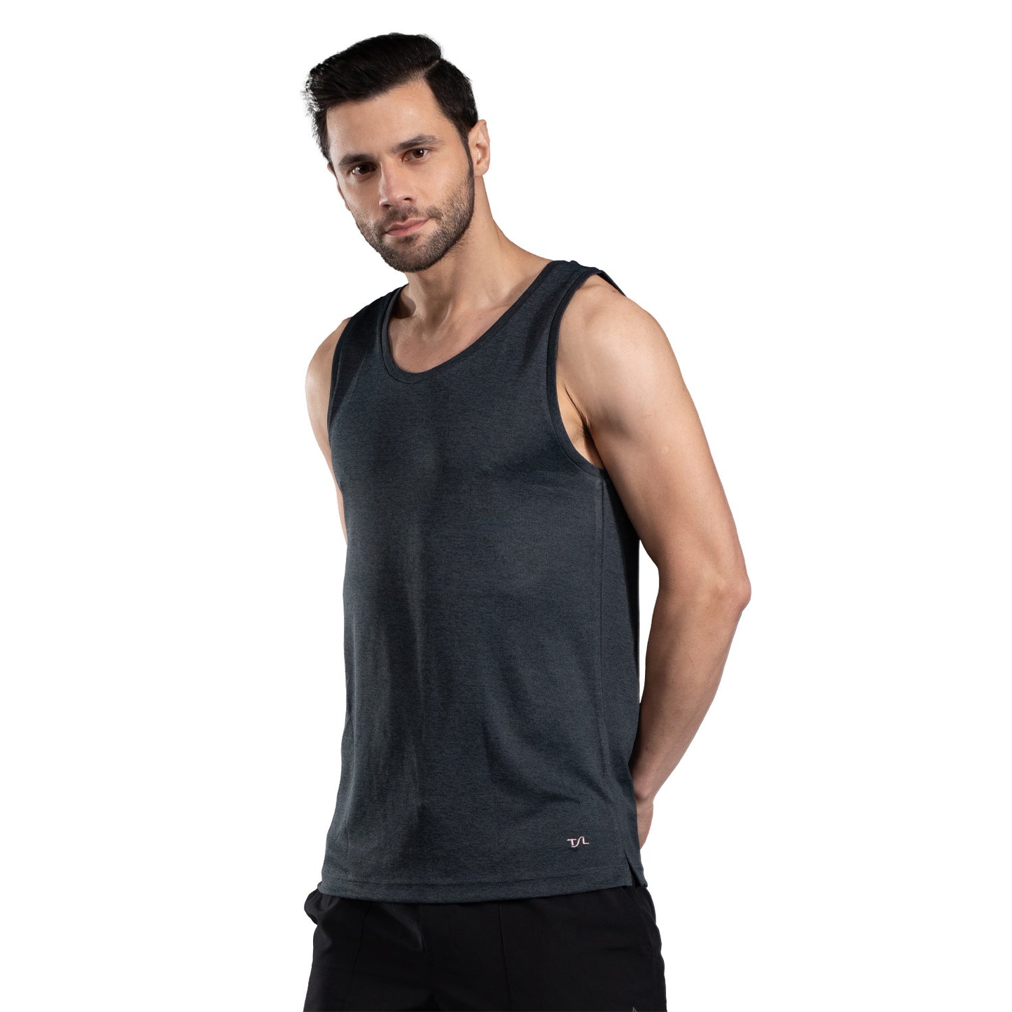 The Secret Loom Men's Gym Vest - Premium 100% Polyester Double Cool