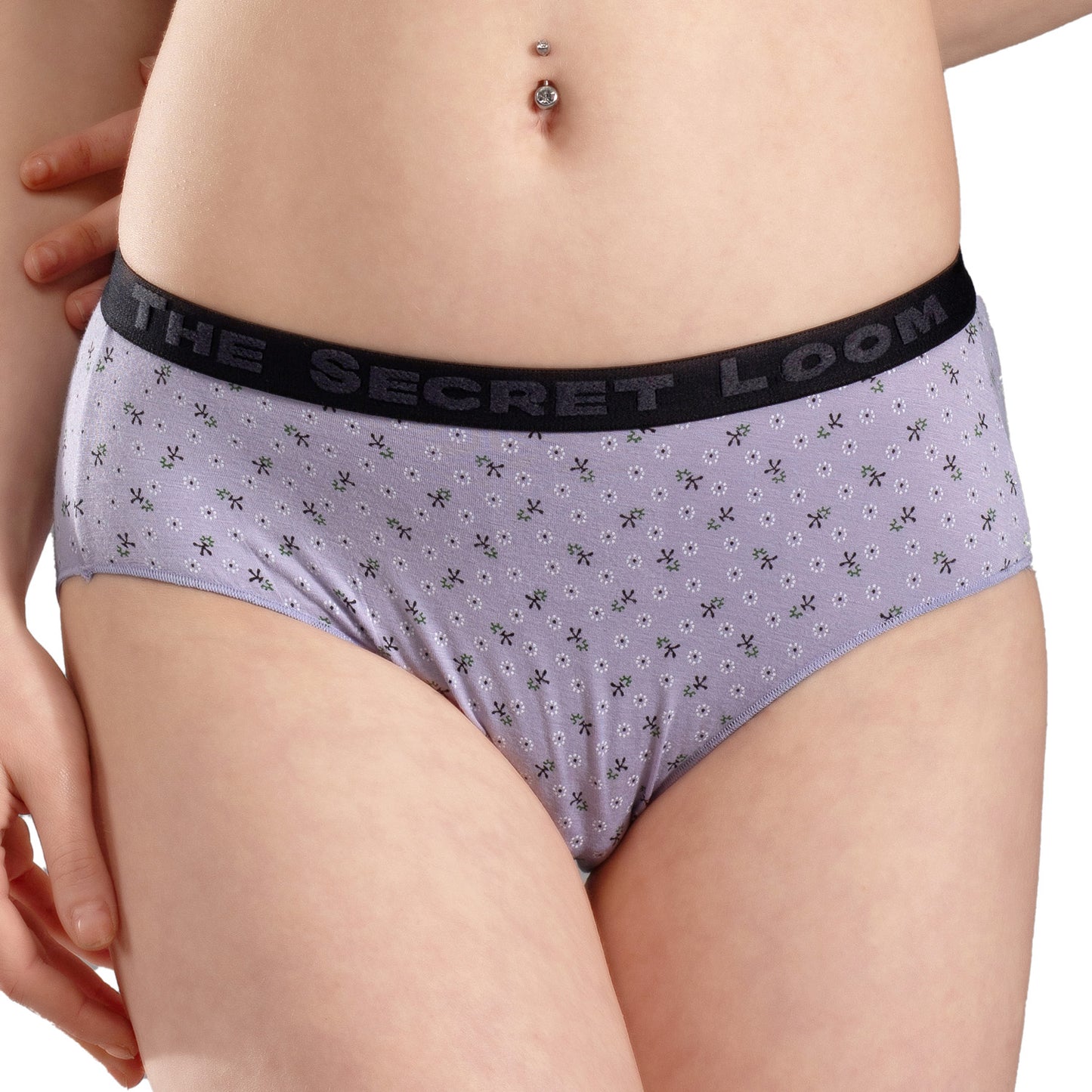 The Secret Loom Women's Hipster - 95% Bamboo, 5% Elastane - Premium High Waist Hipster