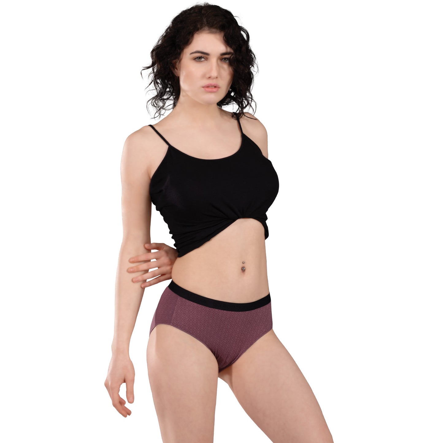 The Secret Loom Women's Hipster - 95% Bamboo, 5% Elastane - Premium High Waist Hipster