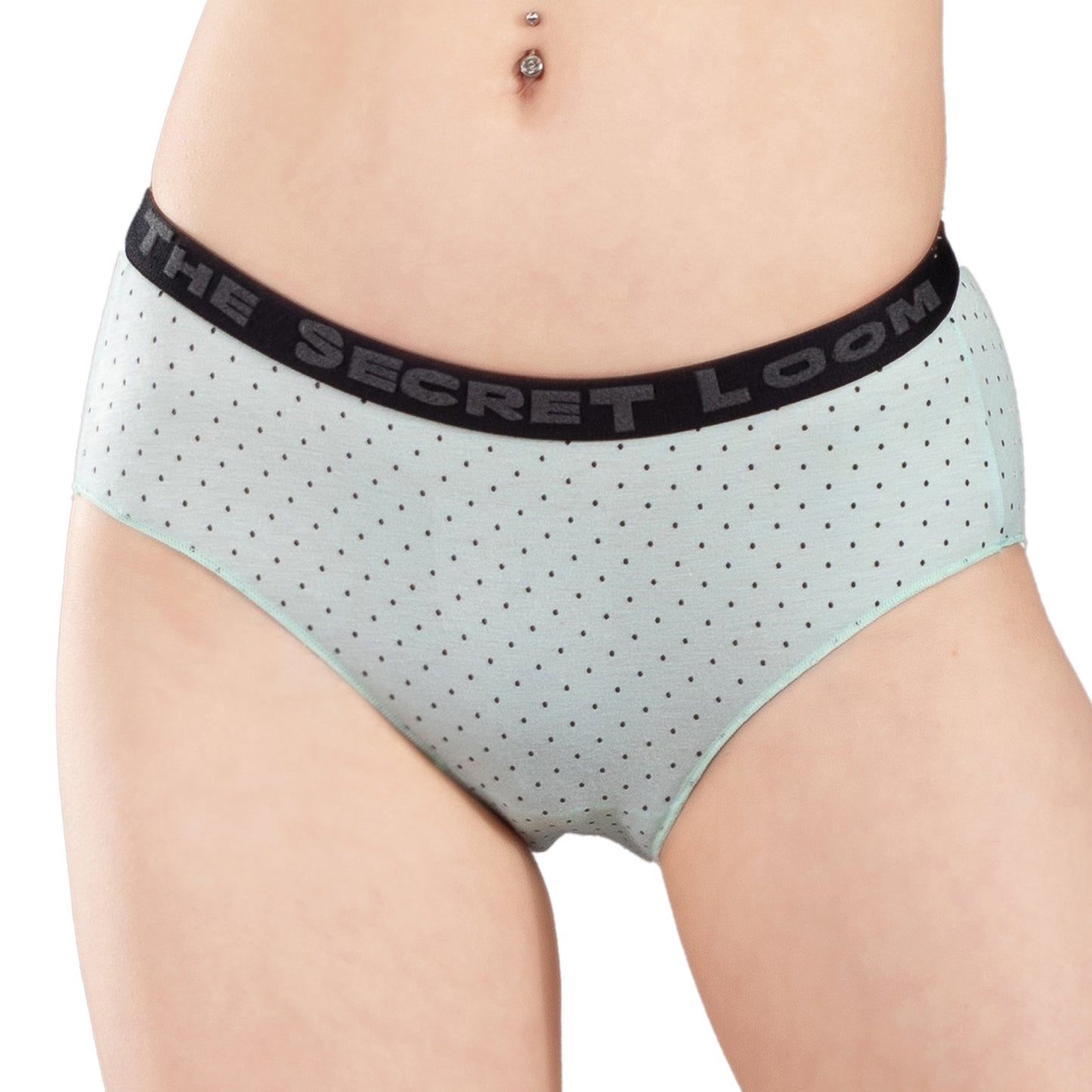 The Secret Loom Women's Hipster - 95% Bamboo, 5% Elastane - Premium High Waist Hipster