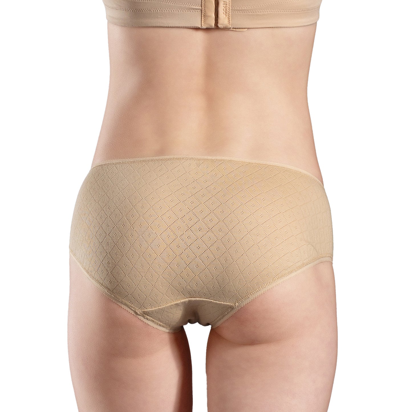 The Secret Loom Women's Hipster - 100% Cotton Pointelle Rib - Premium High Waist Hipster Panties for Women