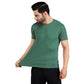 The Secret LoomMen's T-Shirt: 100% Polyester Double Cool Round Neck Gym T-Shirts