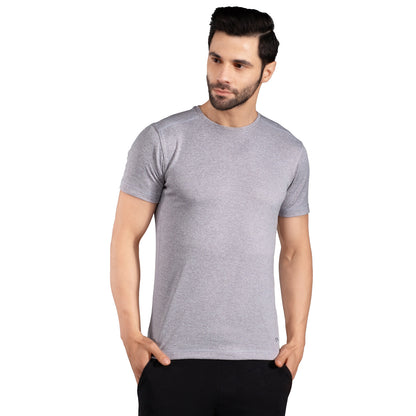 The Secret LoomMen's T-Shirt: 100% Polyester Double Cool Round Neck Gym T-Shirts