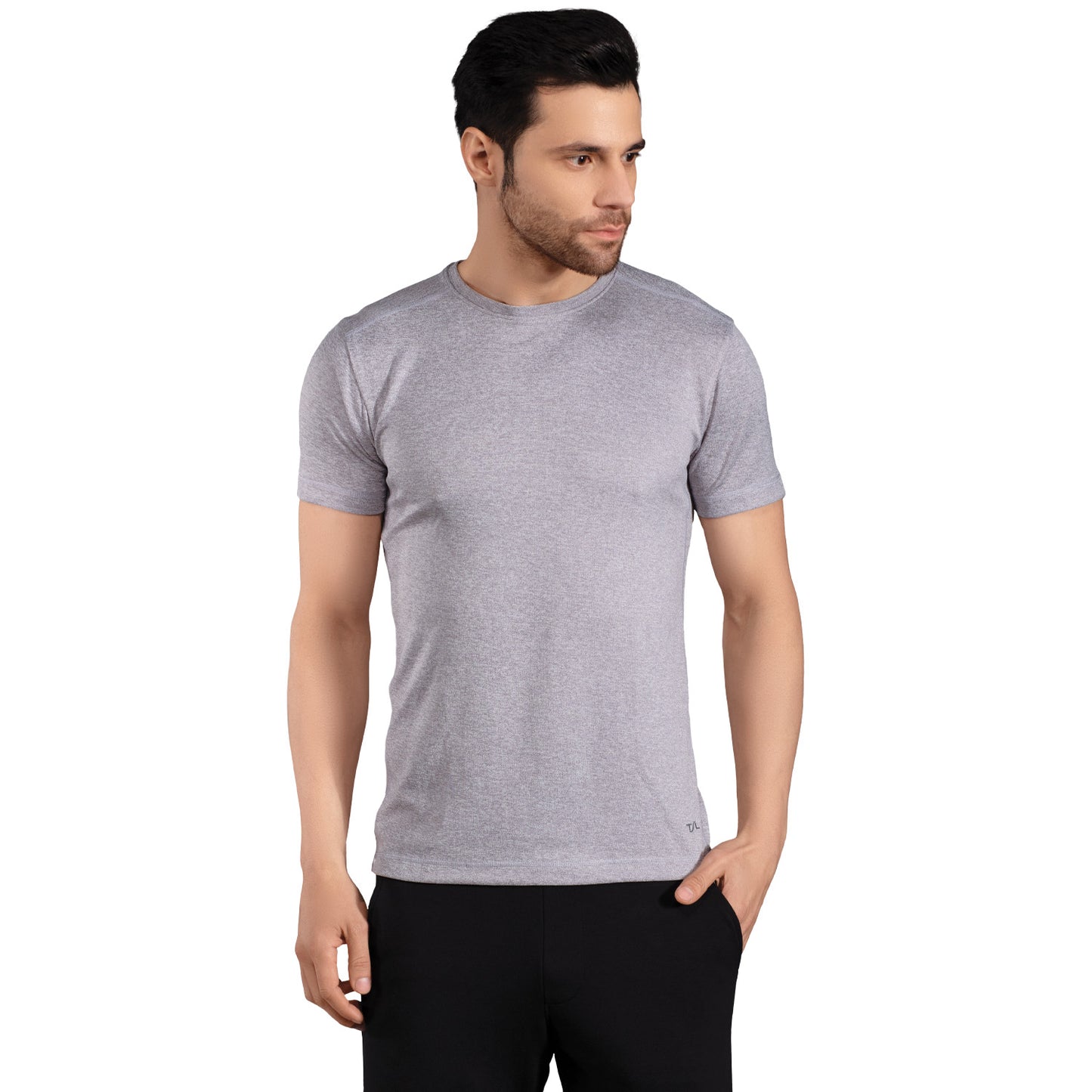 The Secret LoomMen's T-Shirt: 100% Polyester Double Cool Round Neck Gym T-Shirts