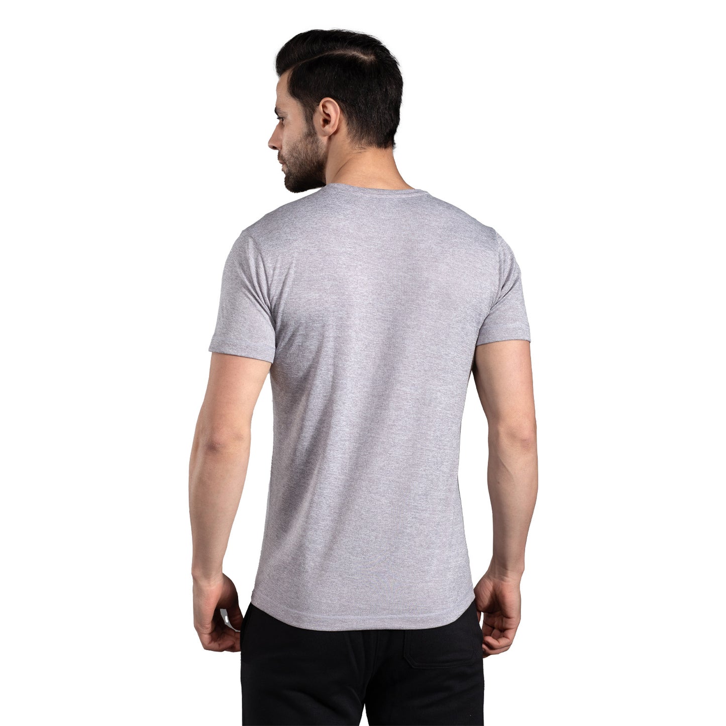 The Secret LoomMen's T-Shirt: 100% Polyester Double Cool Round Neck Gym T-Shirts