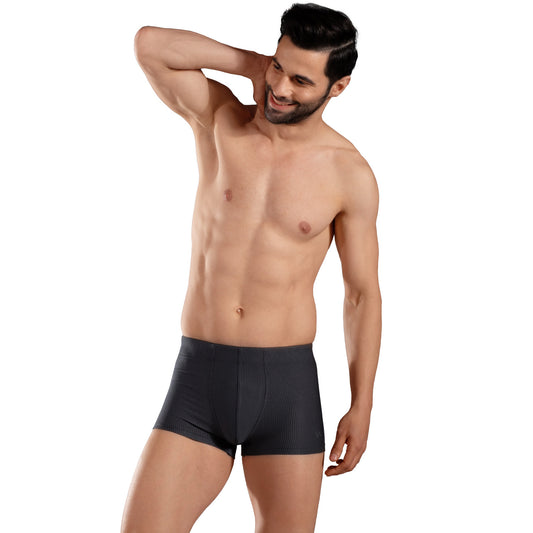 The Secret Loom Men's Trunk - 80% Modal, 10% Polyester, 10% Elastane (Yarn Dyed) - Premium Underwear for Men