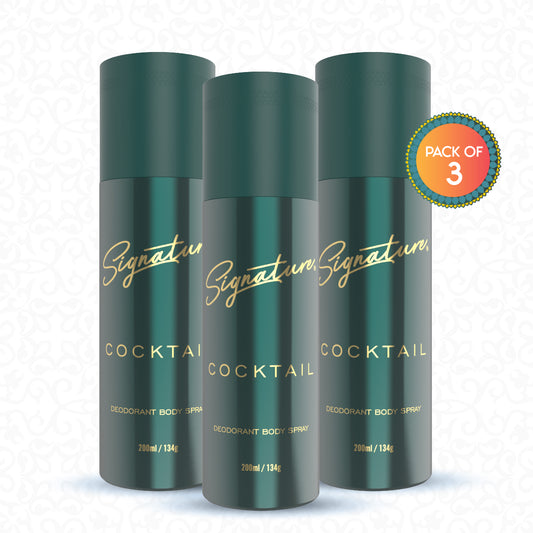 Signature Cocktail Deodorant - 10 International Frangrances Just in 1 Deo