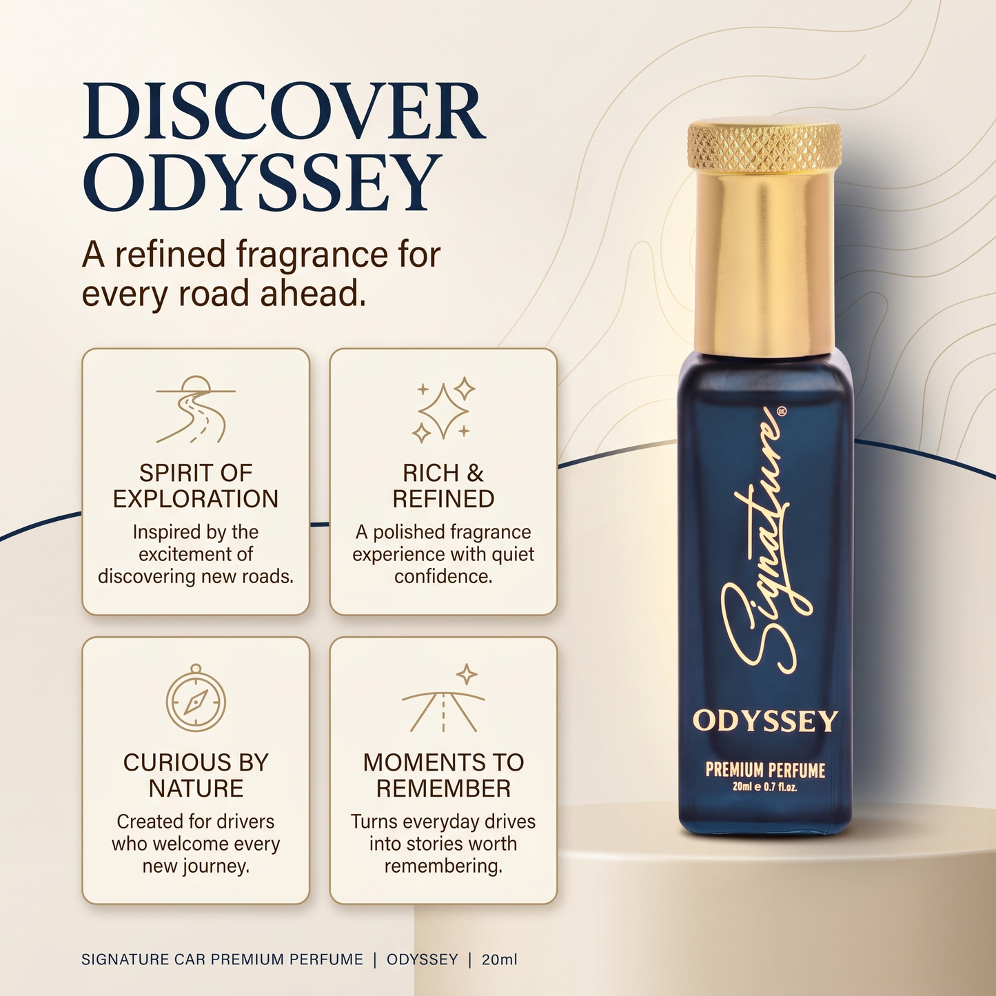 SIGNATURE CAR PREMIUM PERFUME - ODYSSEY - 20ML