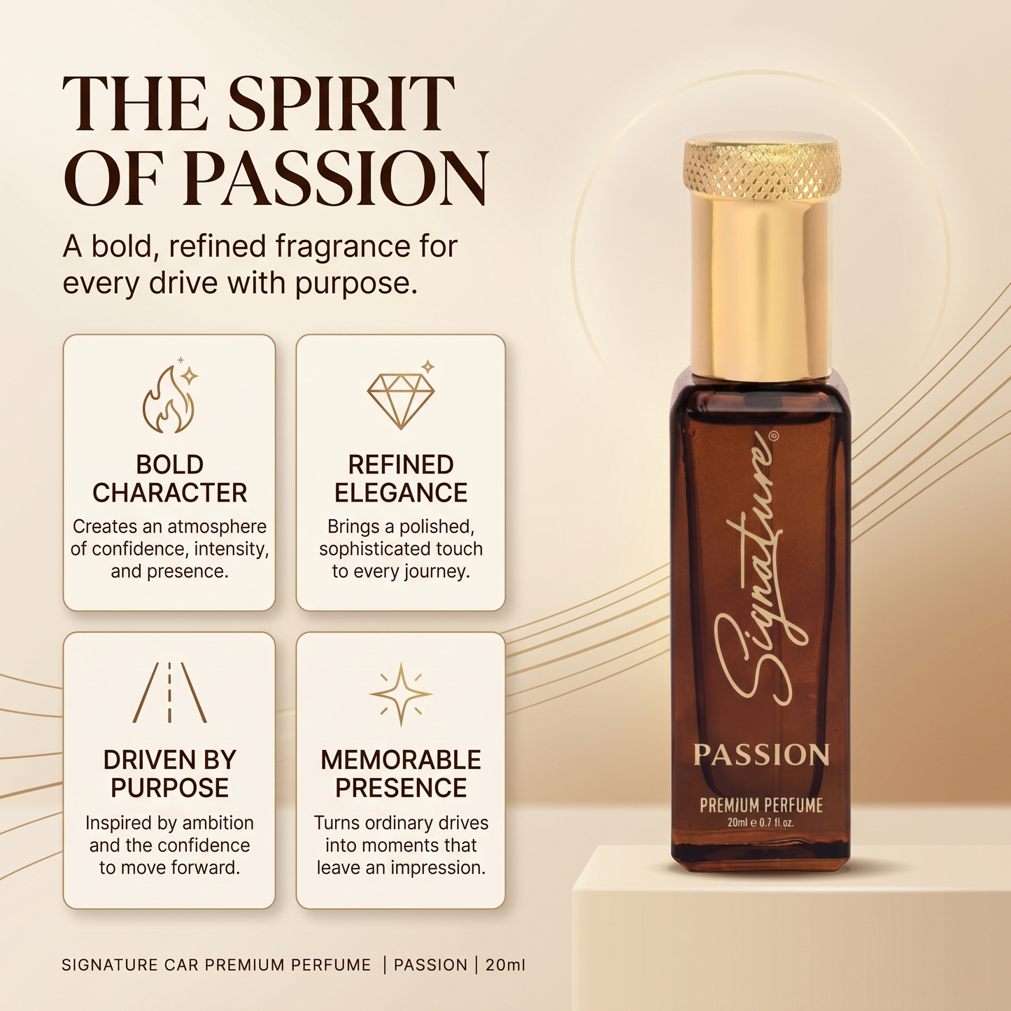 SIGNATURE CAR PREMIUM PERFUME - PASSION - 20ML