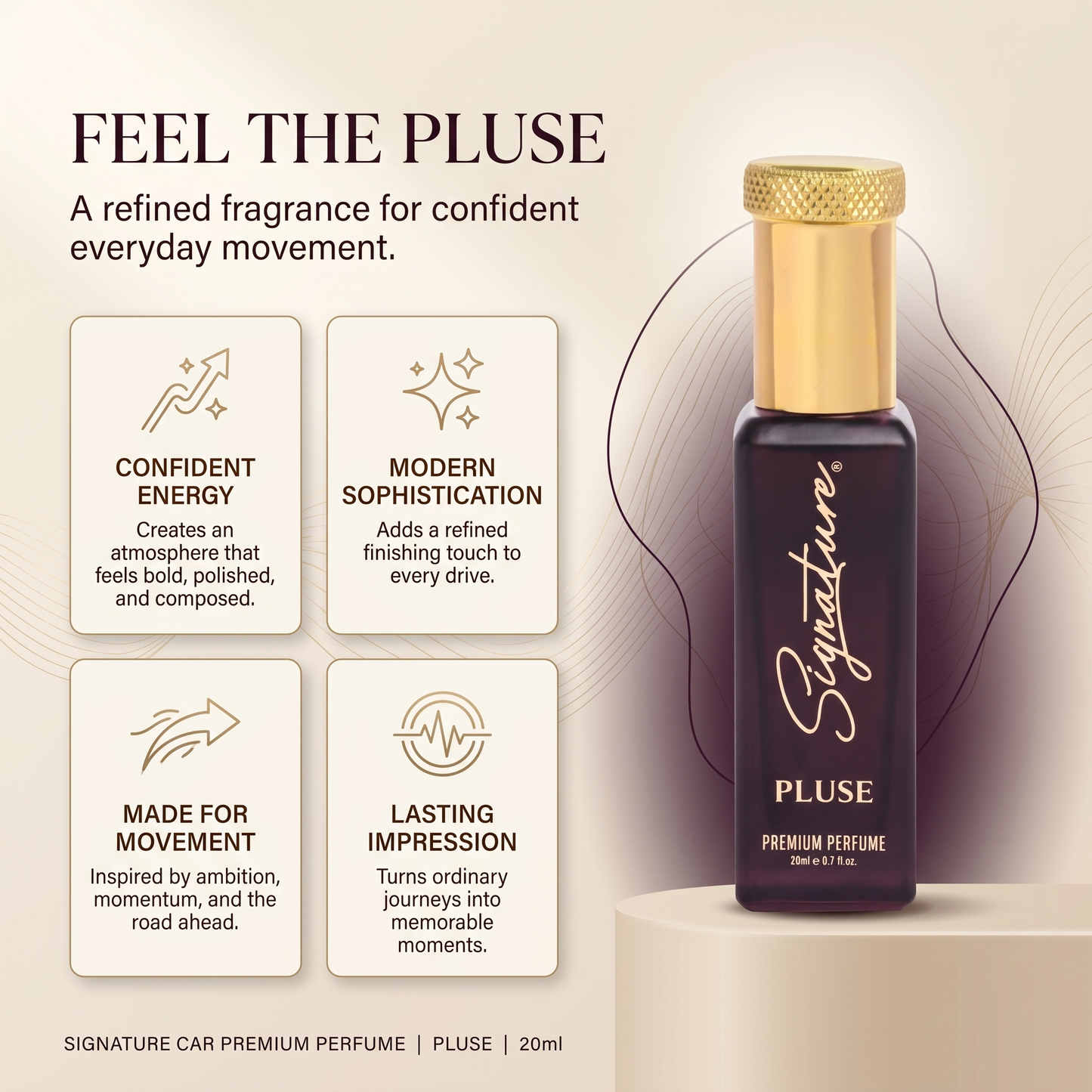 SIGNATURE CAR PREMIUM PERFUME - PLUSE - 20ML