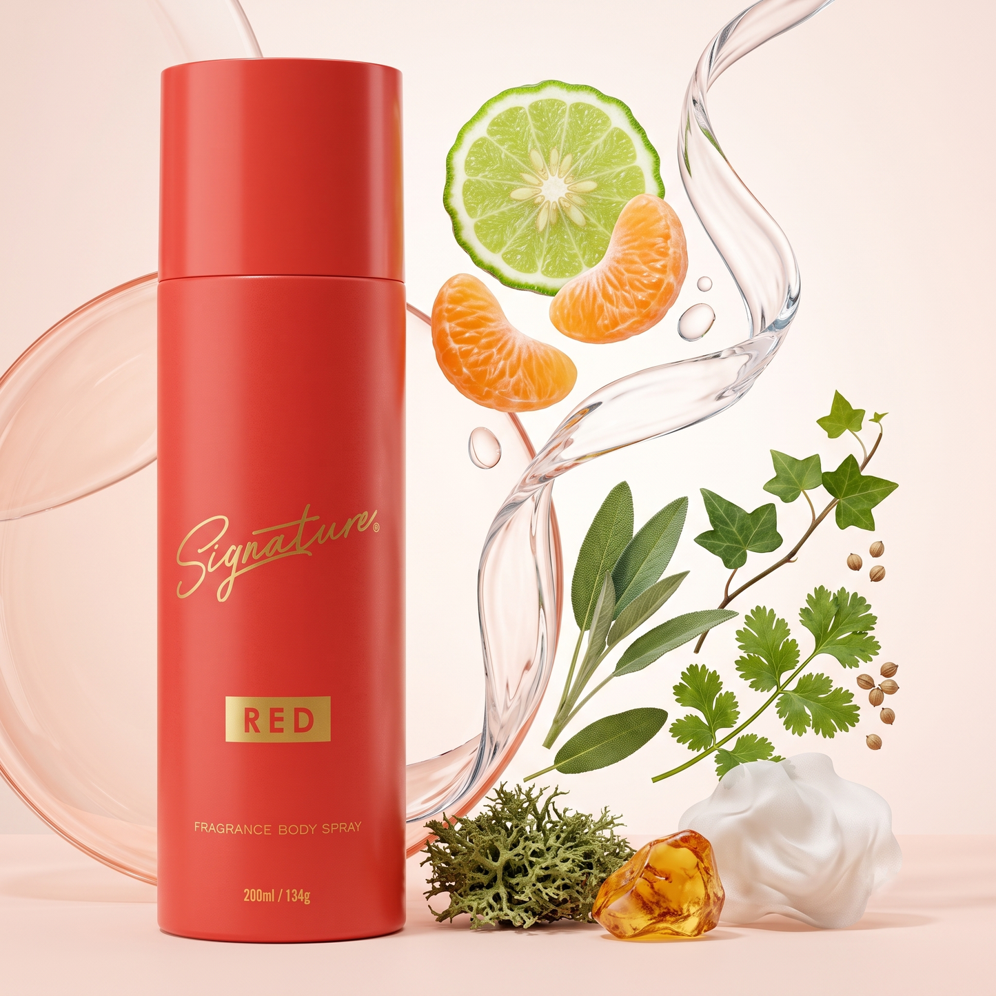 Signature Perfume Body Spray - Red 200 ML