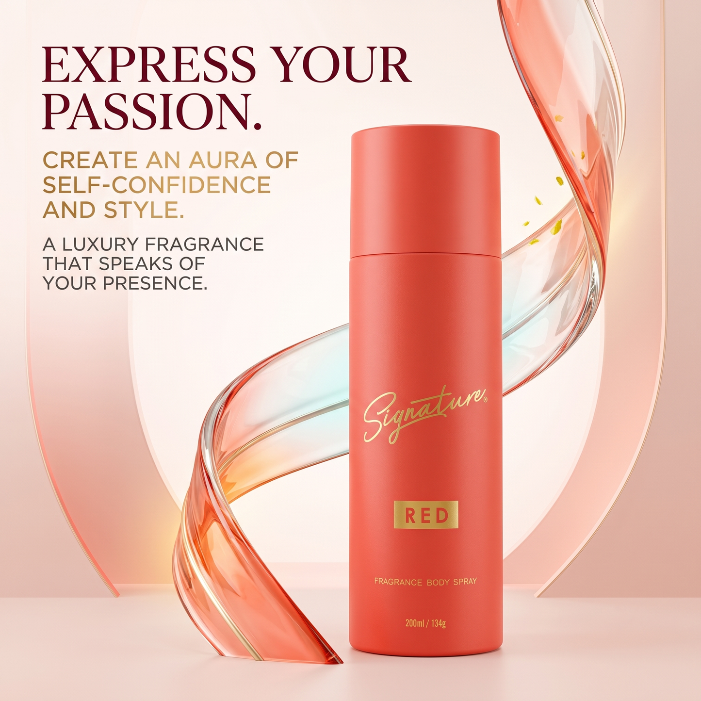 Signature Perfume Body Spray - Red 200 ML