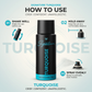 TURQUOISE – Men's Perfume Deodorant - 150ml | Bold Amber Spicy Body Spray