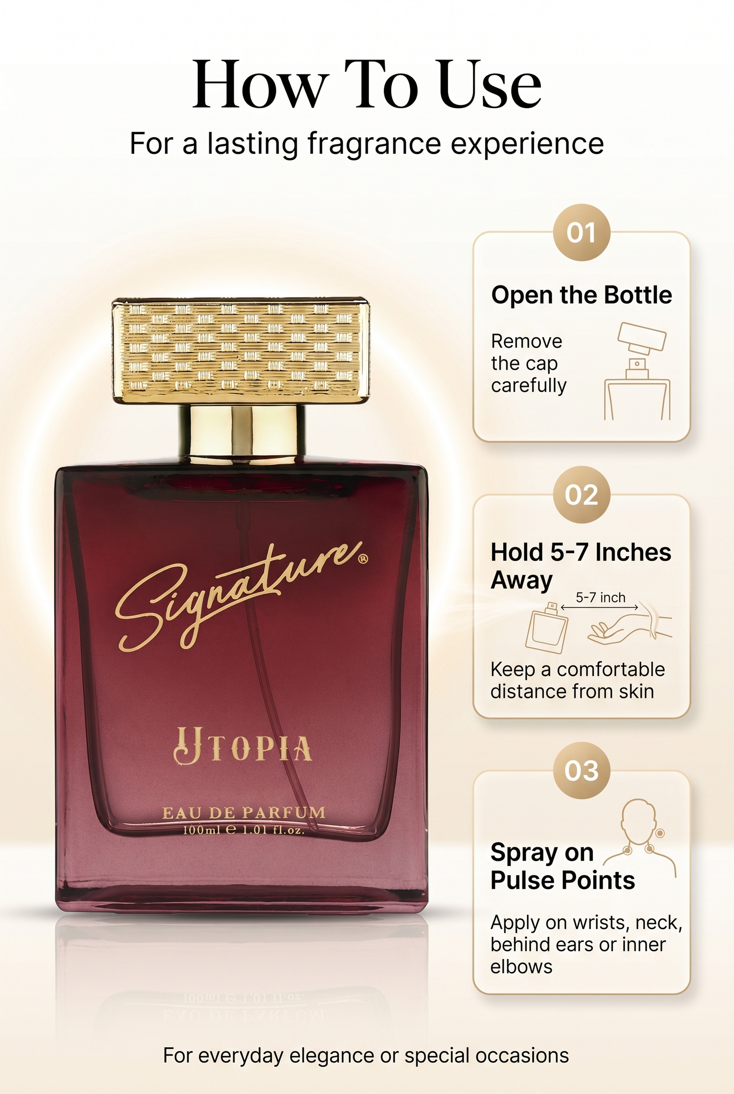 Signature Aura Eau De Parfum - "Utopia" - 100 ML EDP