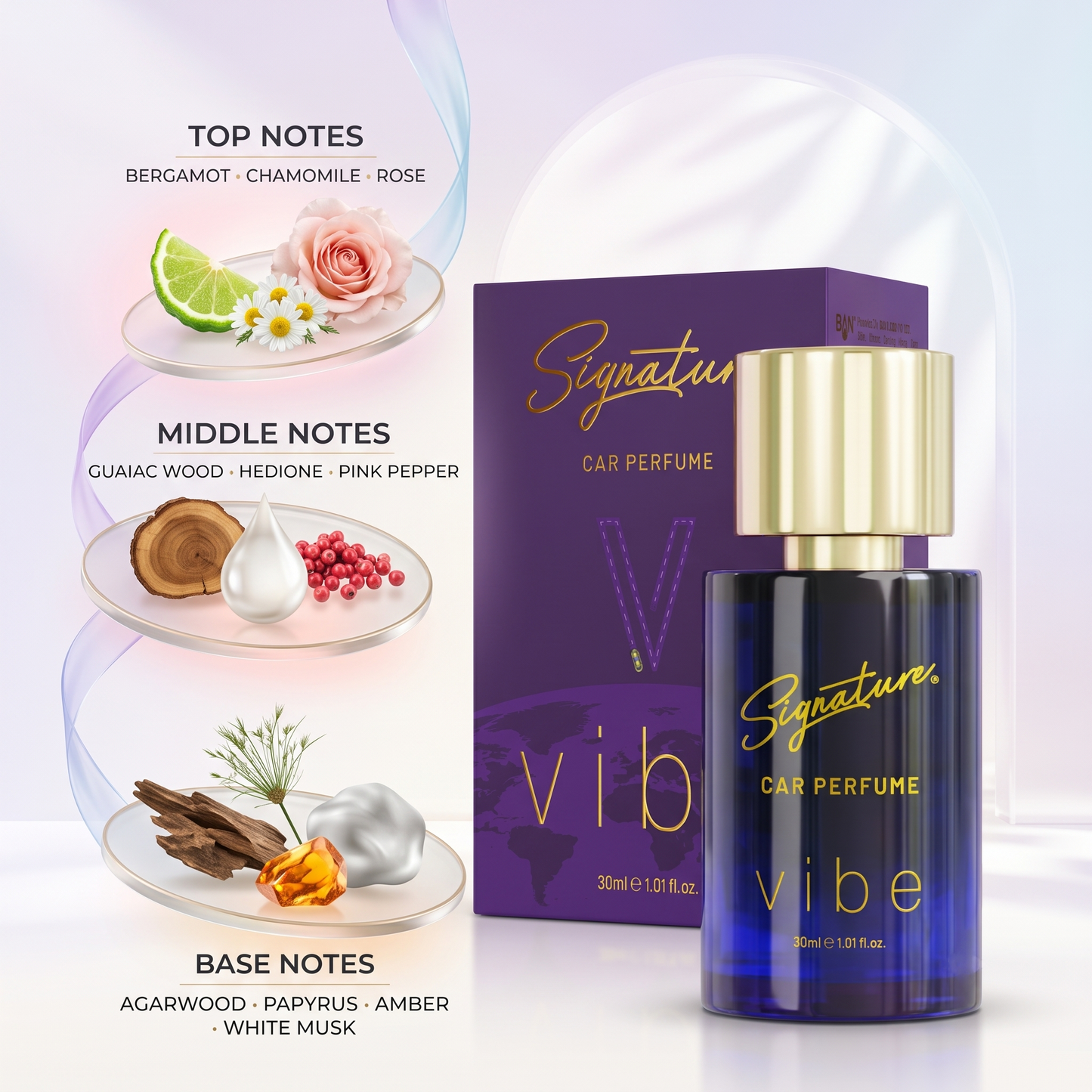 Signature Premium Car Perfume – 30 ML – Vibe