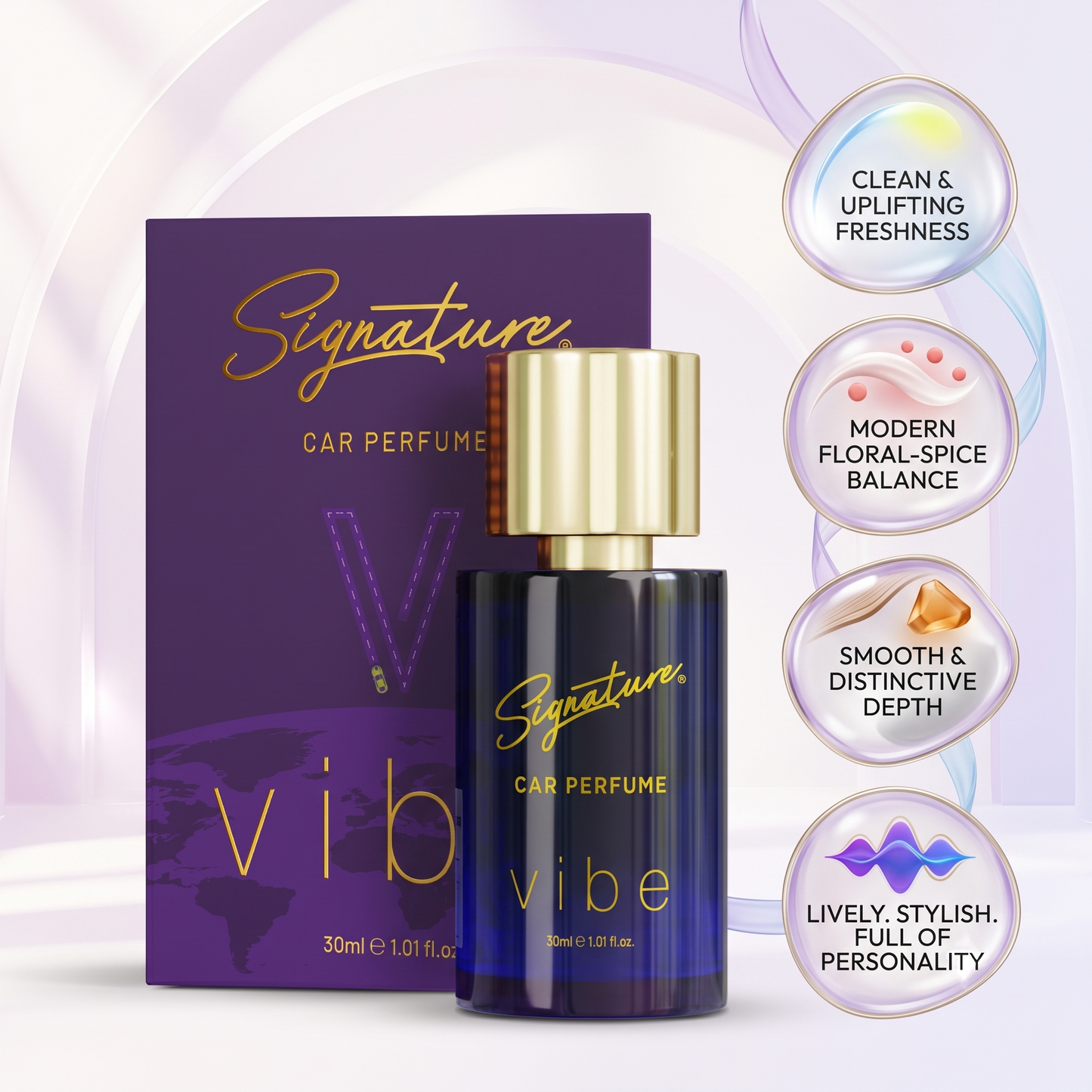 Signature Premium Car Perfume – 30 ML – Vibe