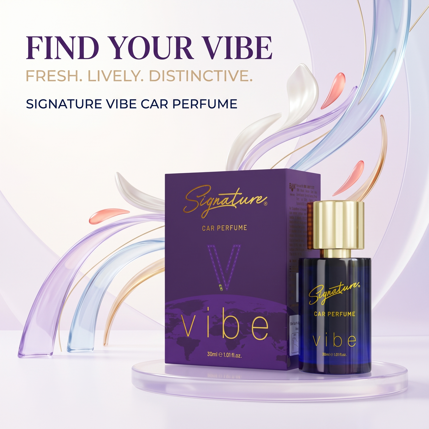 Signature Premium Car Perfume – 30 ML – Vibe