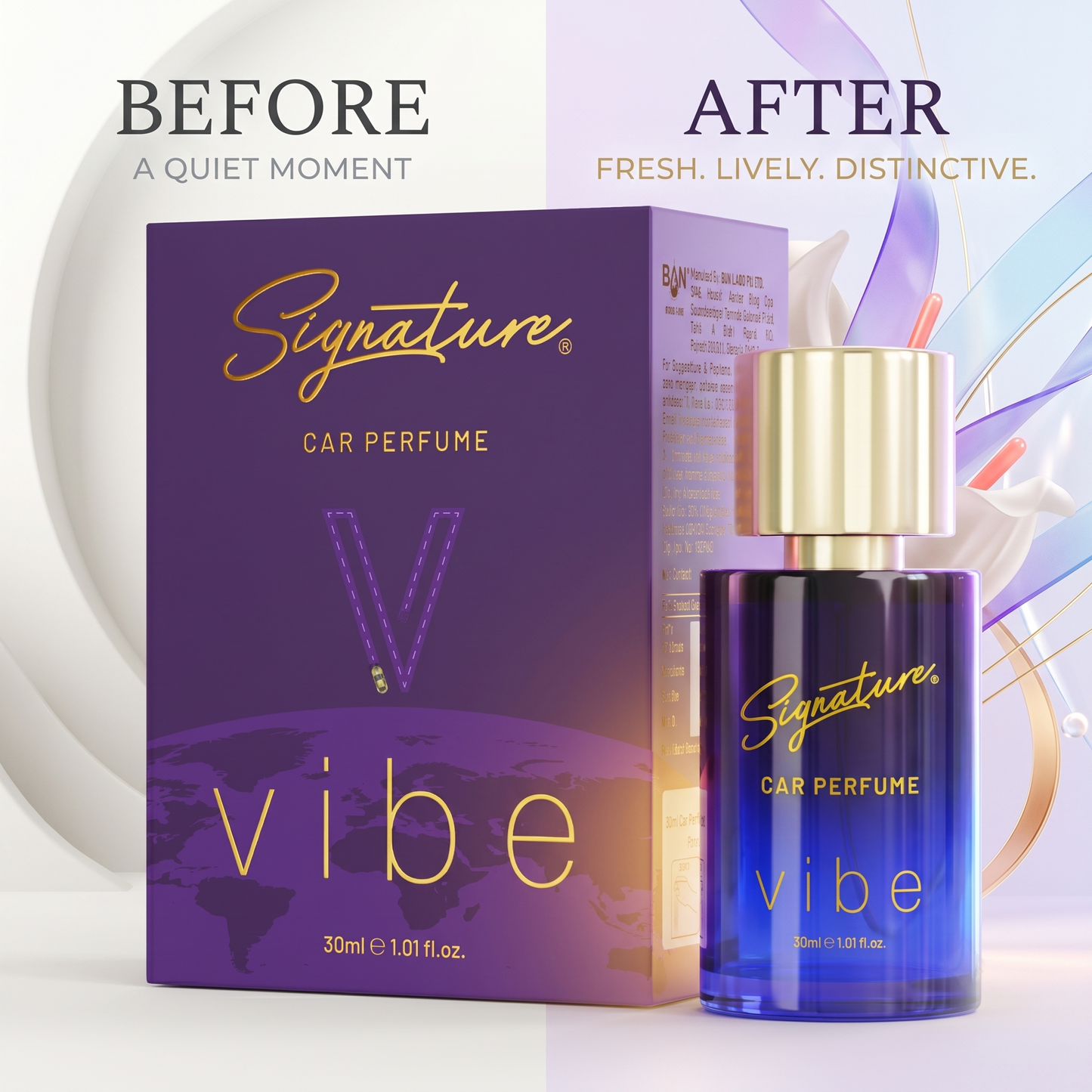 Signature Premium Car Perfume – 30 ML – Vibe