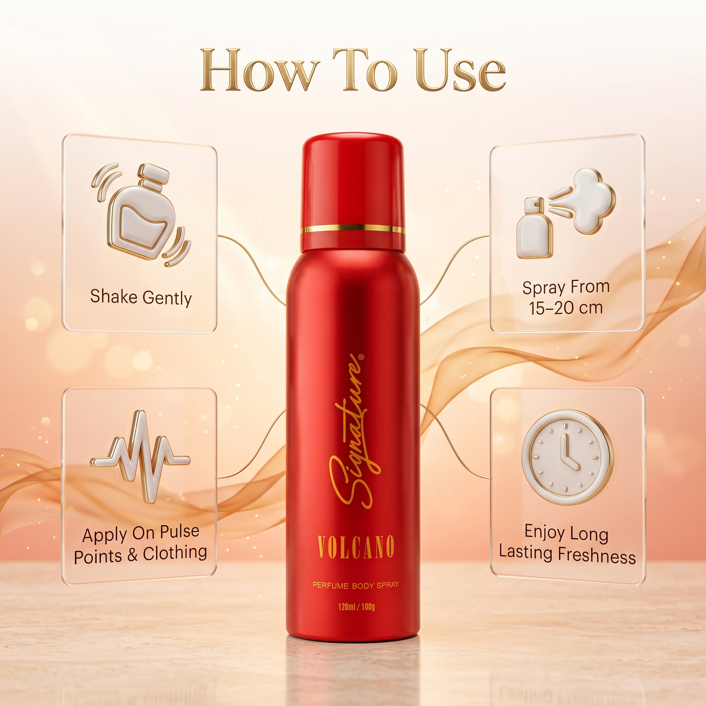 VOLCANO Perfume Body Spray