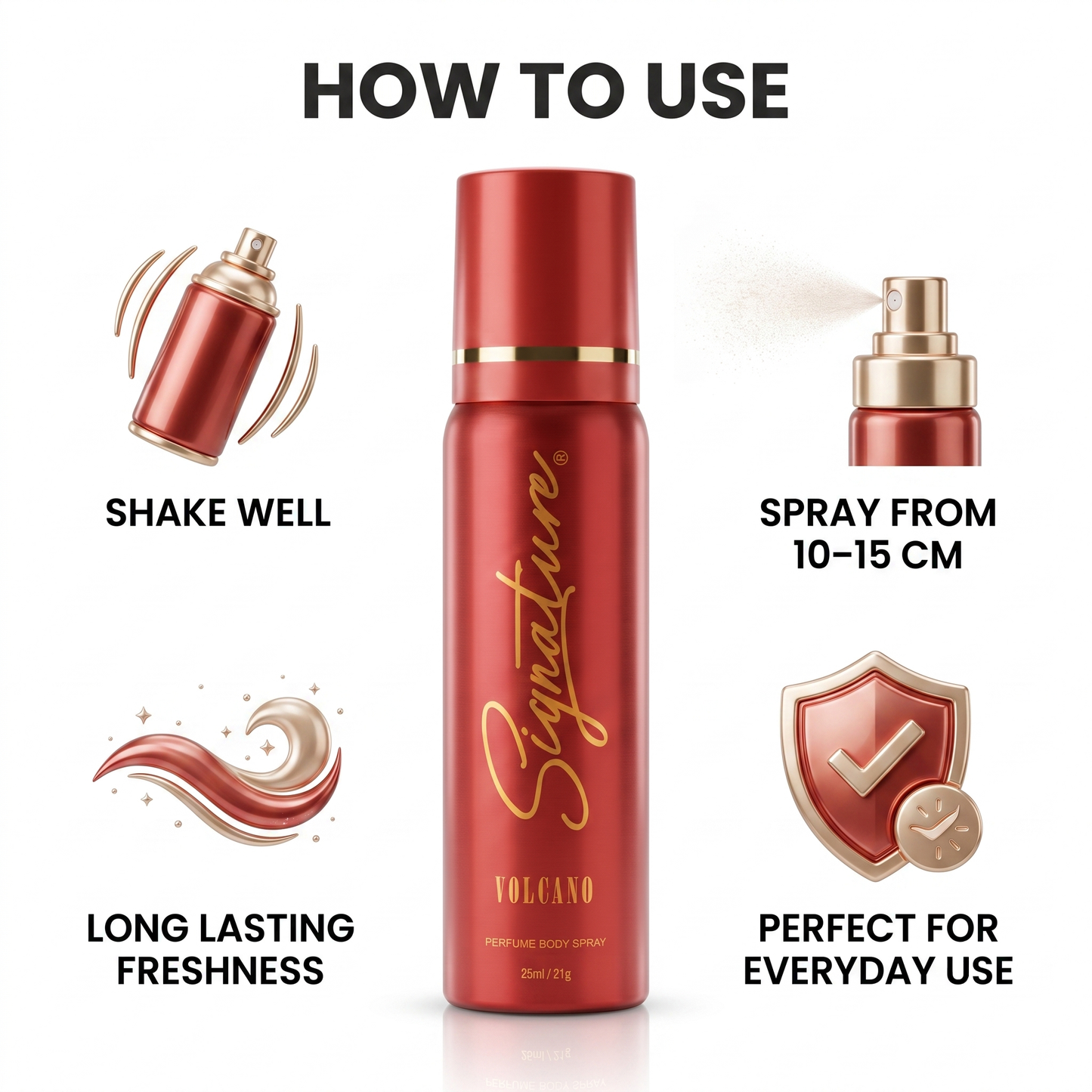 VOLCANO Perfume Body Spray