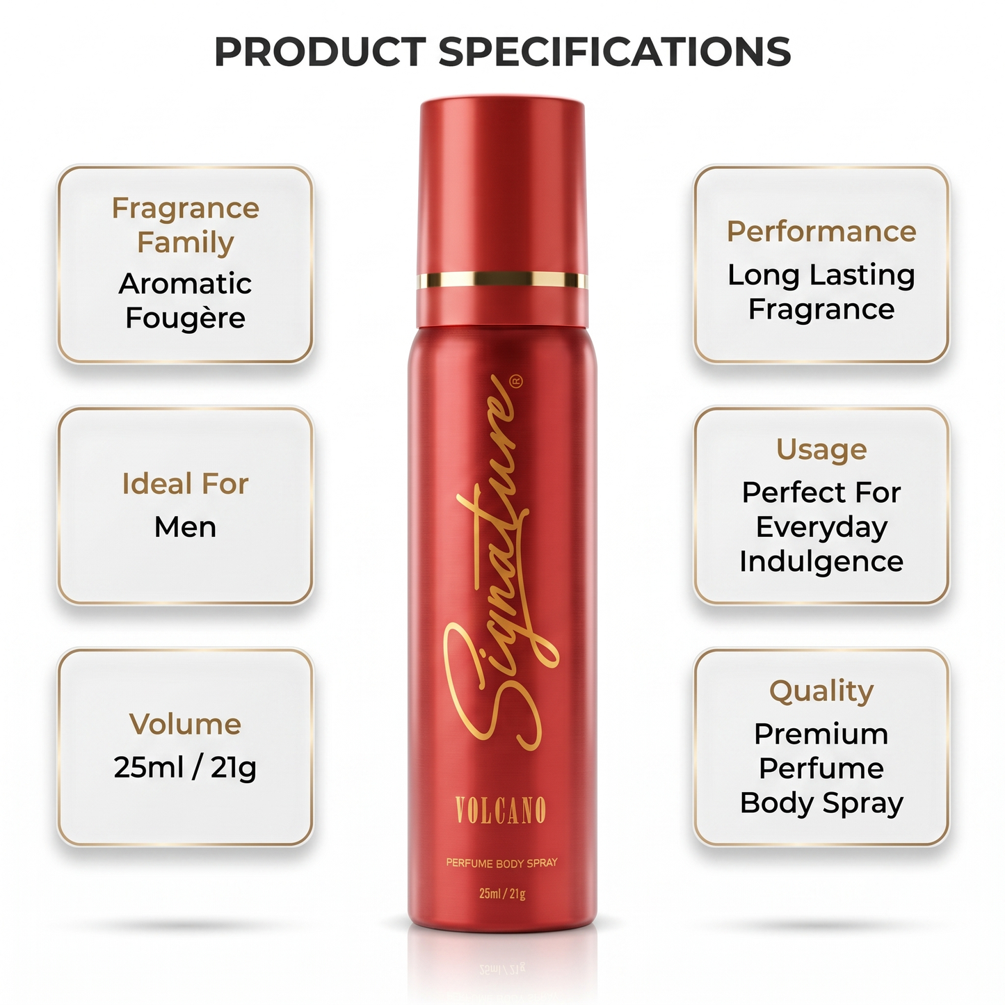 VOLCANO Perfume Body Spray