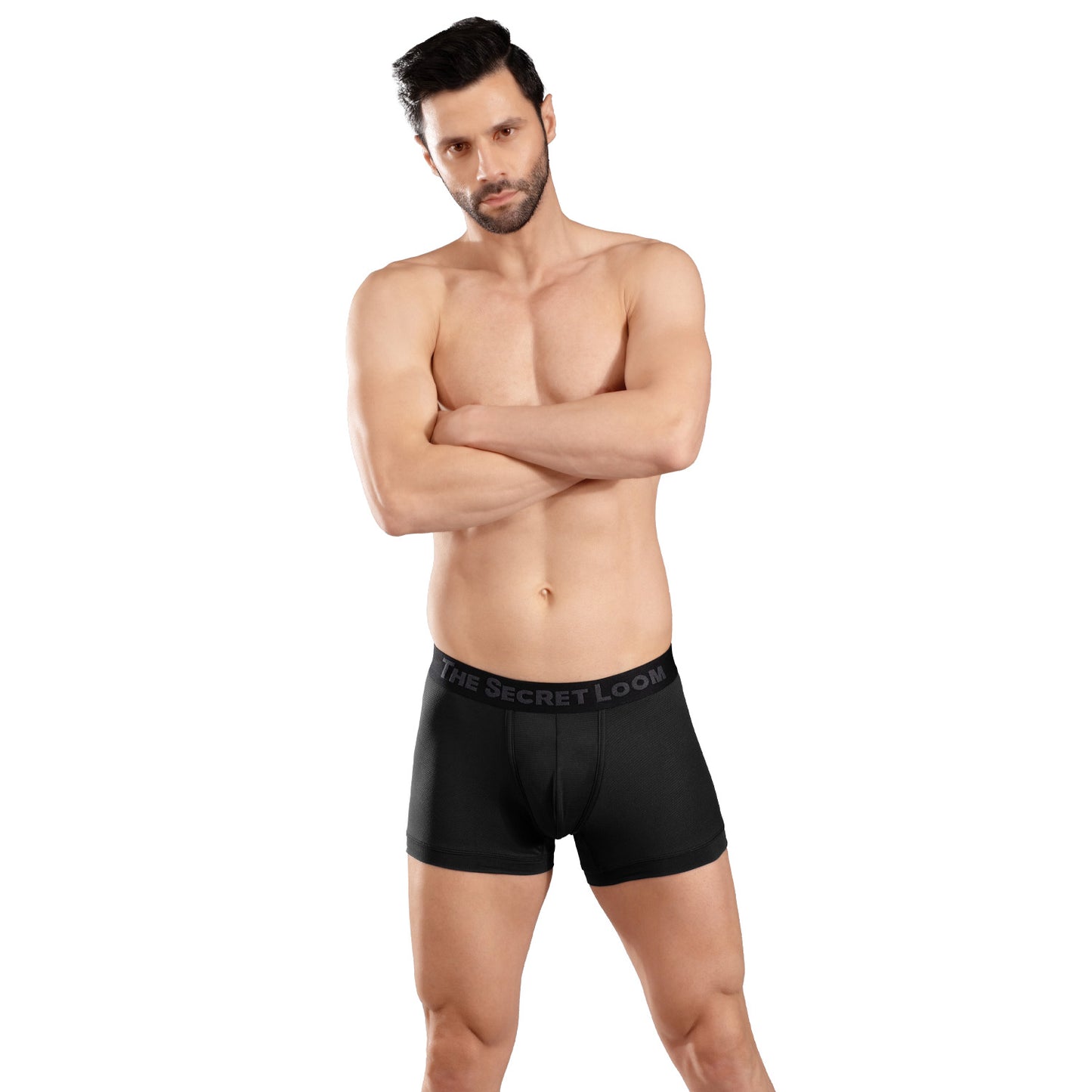 The Secret Loom Men's Trunk - 95% Poly + 5% Elastane (Mesh Feel) - Premium Underwear for Men