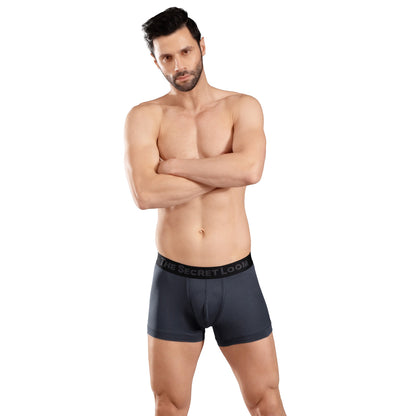 The Secret Loom Men's Trunk - 95% Poly + 5% Elastane (Mesh Feel) - Premium Underwear for Men