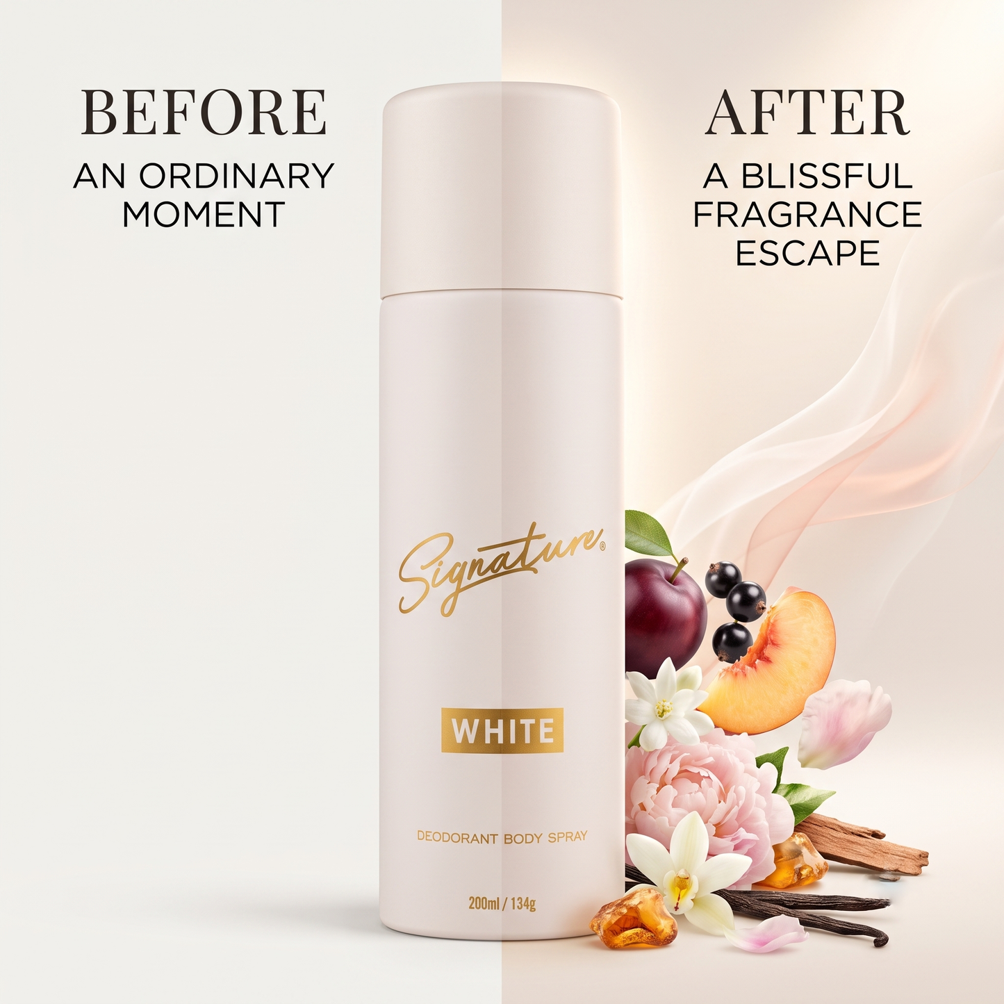 Signature Perfume Body Spray - White 200 ML