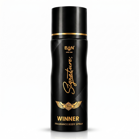 WINNER – Women's Perfume Deodorant - 150ml | Empowering Amber Floral Body Spray