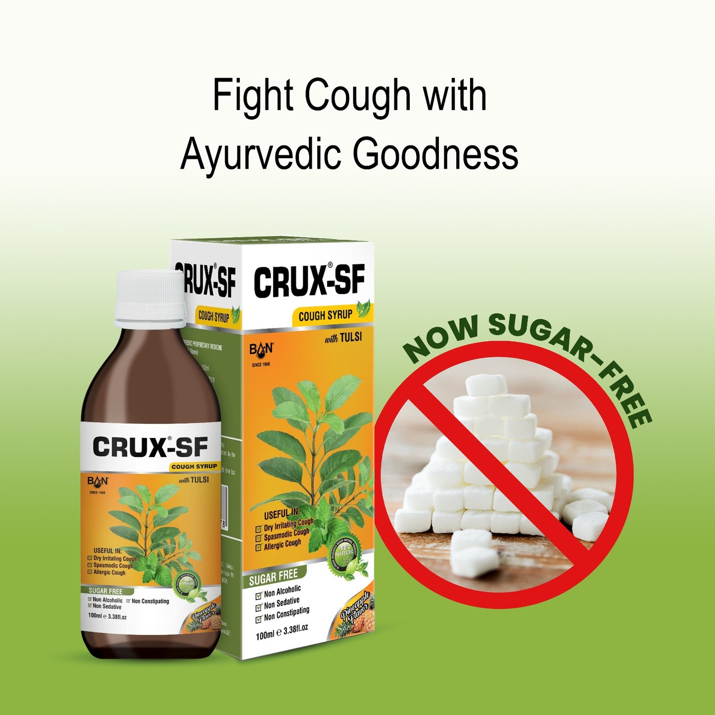 Sugar-Free Ayurvedic Cough Relief Syrup