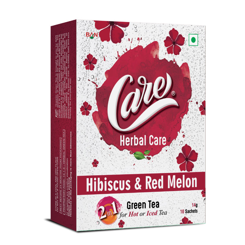 Hibiscus & Red Melon 2 in 1 Green Tea