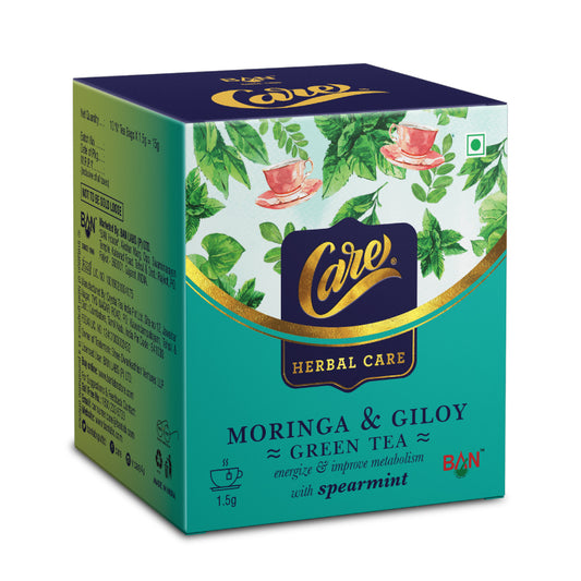 Moringa & Giloy With Spearmint Green Tea