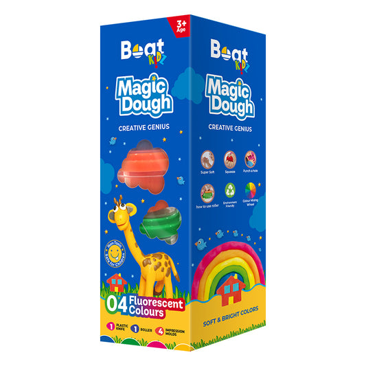 Magic Modelling Dough - 4 Shades (All Fluoroscent Colors)
