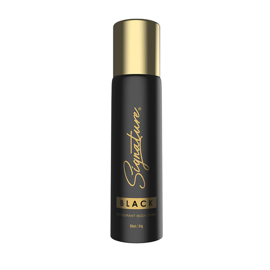Signature Black Deodorant Body Spray - 70 ML