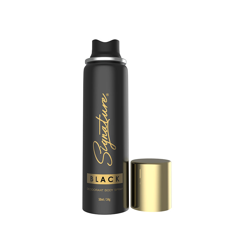 Signature Black Deodorant Body Spray - 70 ML
