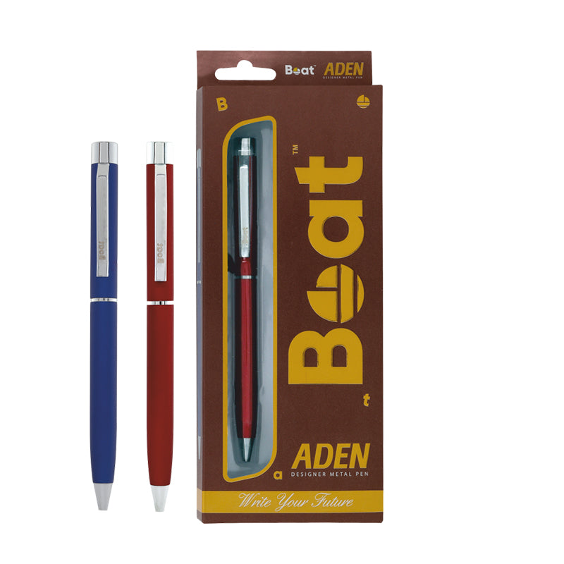 India Metal Ballpen Aden Designer Metal Ball Pen Gift Pack Ban