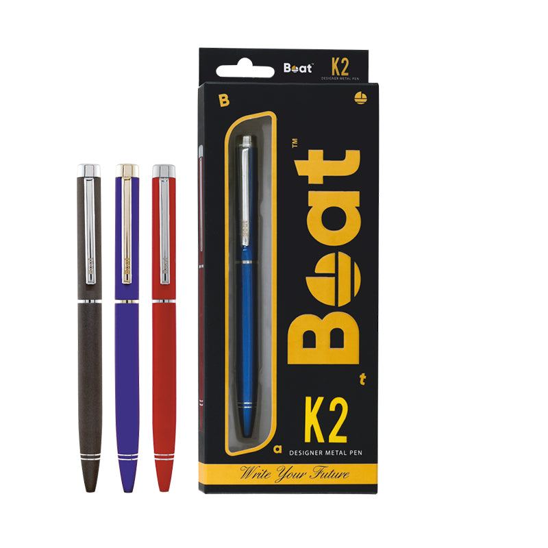 K2 Designer Metal Ball Pen Gift Pack 0.7MM