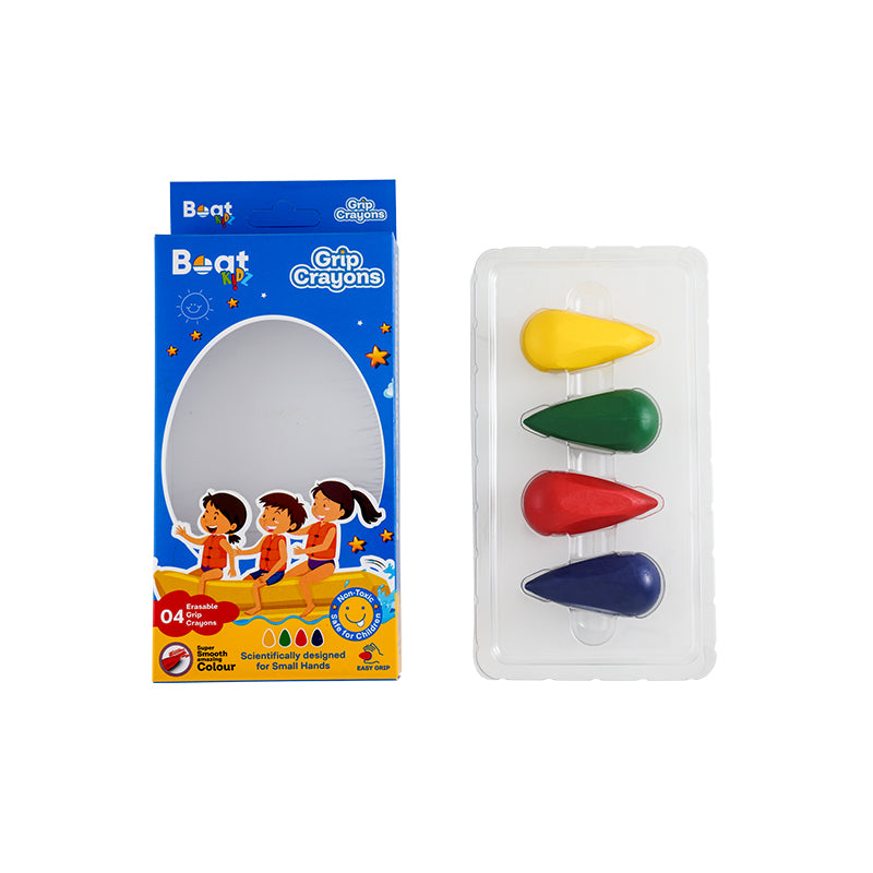 Magic Erasable Pebble Crayons Assorted Set (4 Pcs)