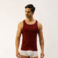 THE SECRET LOOM Mens Gym Vest - Rib 1X1 100% Super Combed Cotton