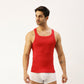 THE SECRET LOOM Mens Gym Vest - Rib 1X1 100% Super Combed Cotton