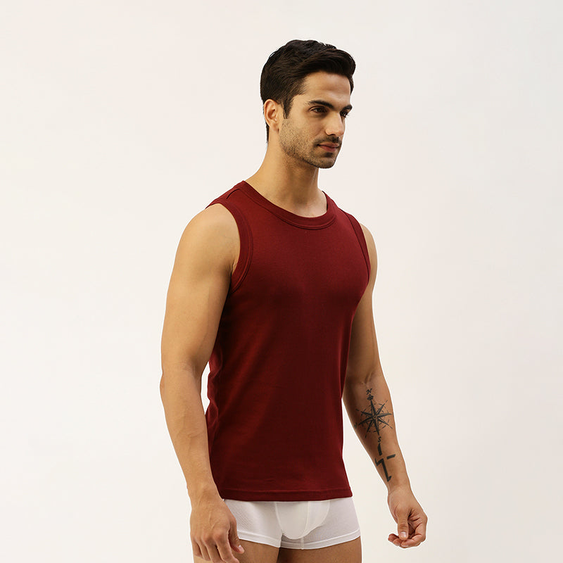 Men's Gym vest - Rib 1X1