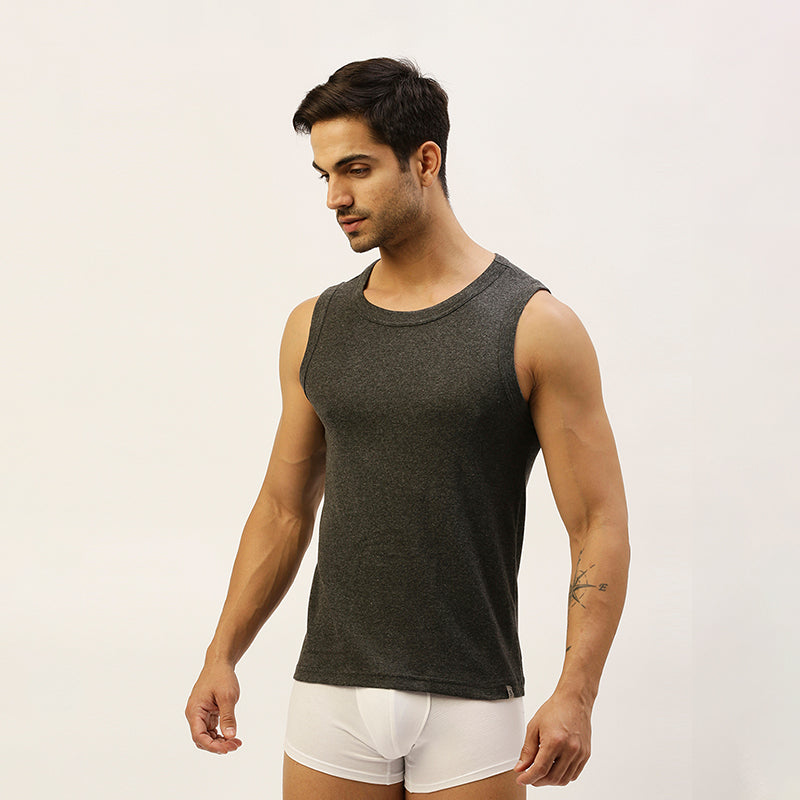 Men's Gym vest - Rib 1X1