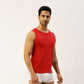 THE SECRET LOOM Mens Gym Vest - Rib 1X1 100% Super Combed Cotton
