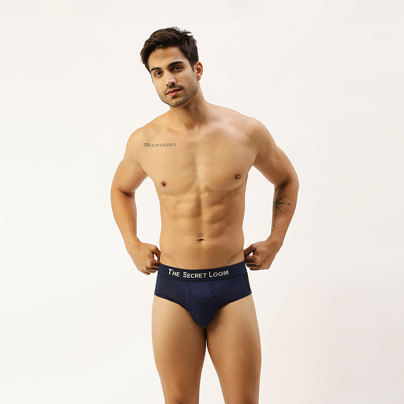 Men's Outer Elastic Modal Elastane brief-Cut and sew