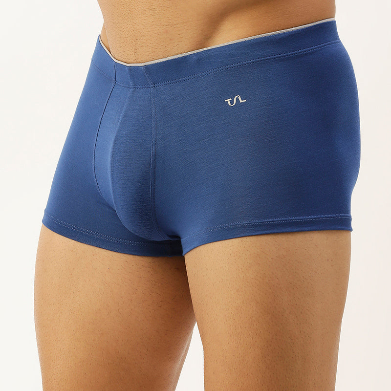 Men's Outer Elastic Modal Elastane Mini Trunk - Hidden Elastic