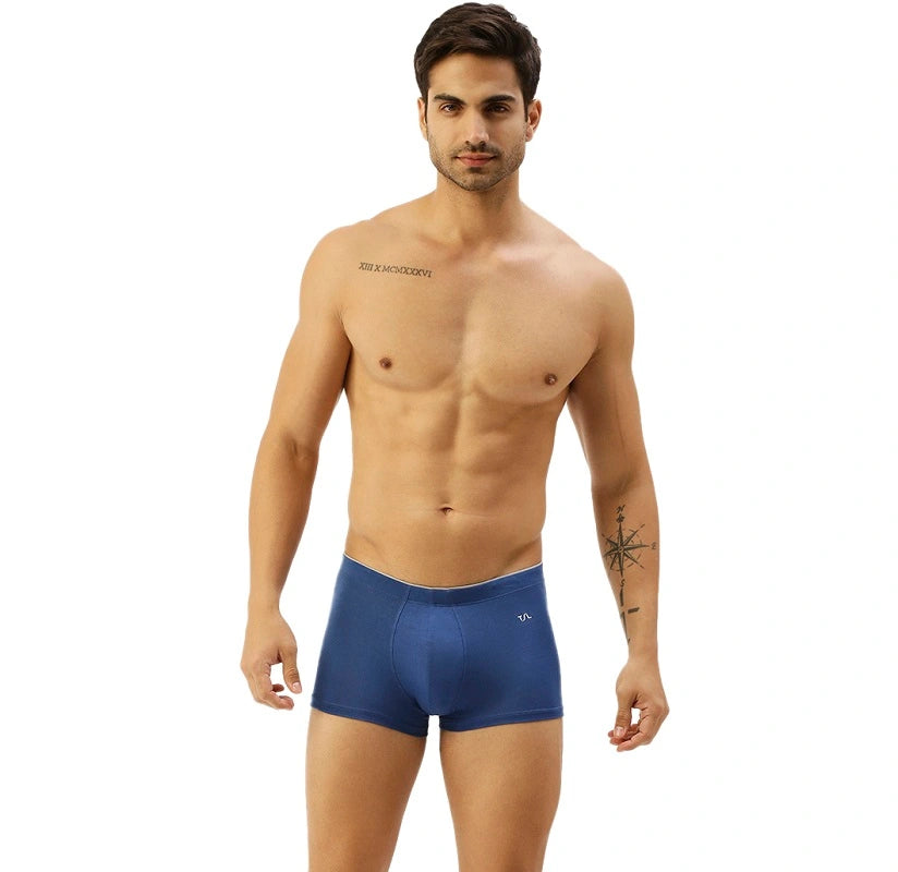 Men's Outer Elastic Modal Elastane Mini Trunk - Hidden Elastic