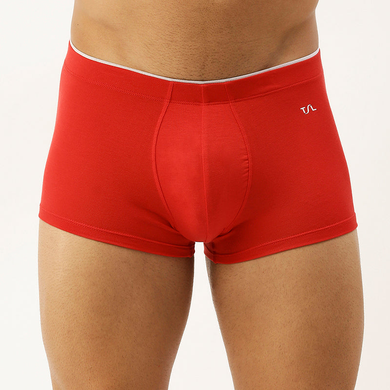 Men's Outer Elastic Modal Elastane Mini Trunk - Hidden Elastic