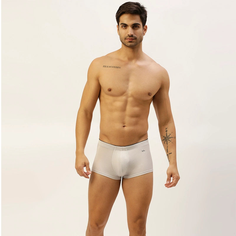 Men's Outer Elastic Modal Elastane Mini Trunk - Hidden Elastic