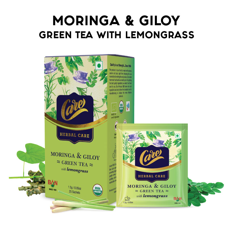 Moringa & Giloy With Lemongrass Green Tea